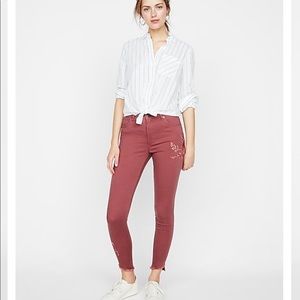 High-waisted ankle leggings NWOT